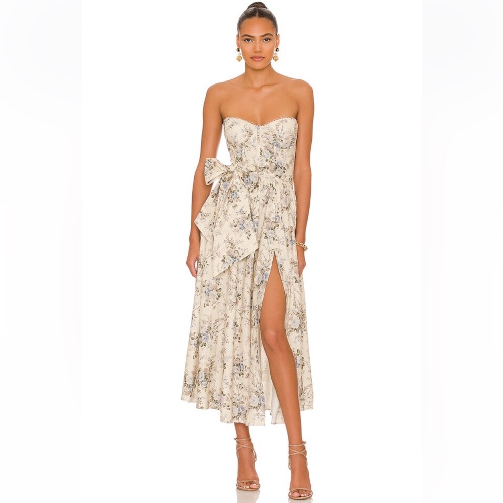 V. Chapman Valentina Dress in Blue Bouquet NWT